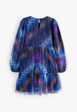 Next Tiered Standard - Cocktailjurk - Blue Purple Sparkle Tie Dye -Next fd8b5840519843f79e3449680cd3d46b