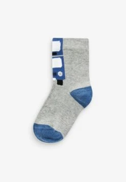 Next 7 Pack Rich Stripe Younger - Sokken - Blue Stripes Transport -Next fe42fcb60fc648139937c300c7ce4b52