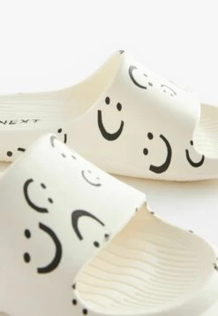 Next Lightweight Standard - Badslippers - Cream Smiley Face -Next fe484b24e954440bbcbb5339ec116929