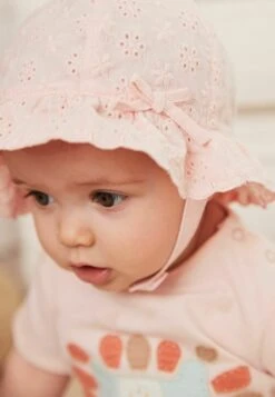 Next Broderie Standard - Hoed - Pink